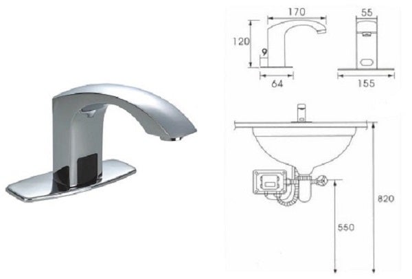 Cascada AquaSense Elite Sensor Faucet - View 11