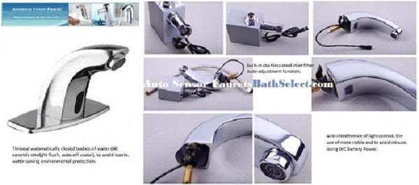 EcoMotion Infrared Sensor Faucet by Cascada Showers - View 13