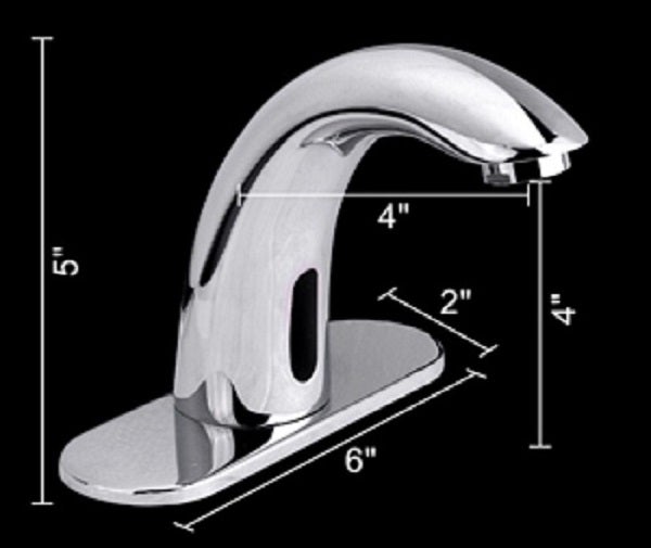 AquaIntelligente Commercial Sensor Faucet by Cascada Showers - Alternate View