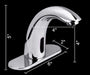 AquaIntelligente Commercial Sensor Faucet by Cascada Showers - Alternate View