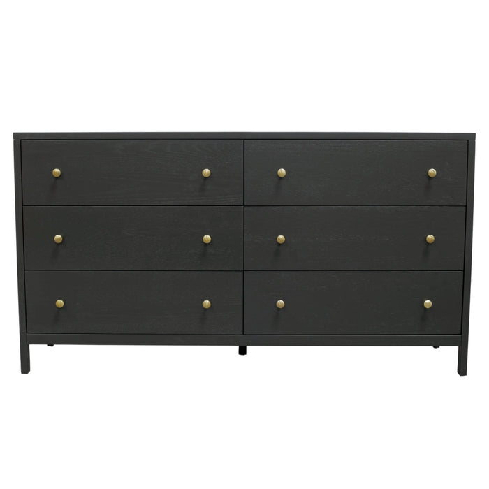 Alpine Furniture Cleo Avery Dresser, Black