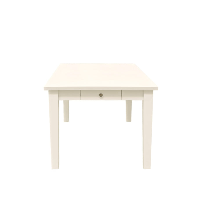 Alpine Furniture Cleo Avery Extension Dining Table, Coconut Milk