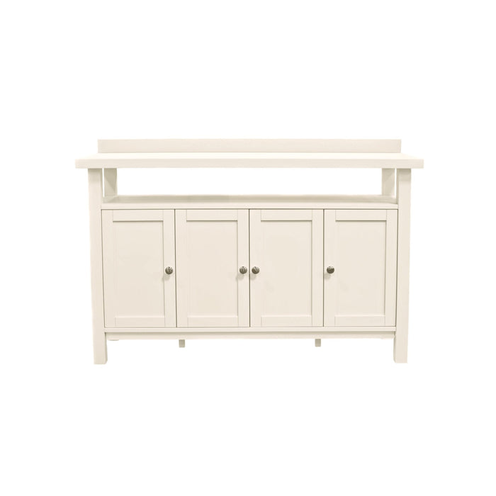 Alpine Furniture Cleo Avery Sideboard, Coconut Milk