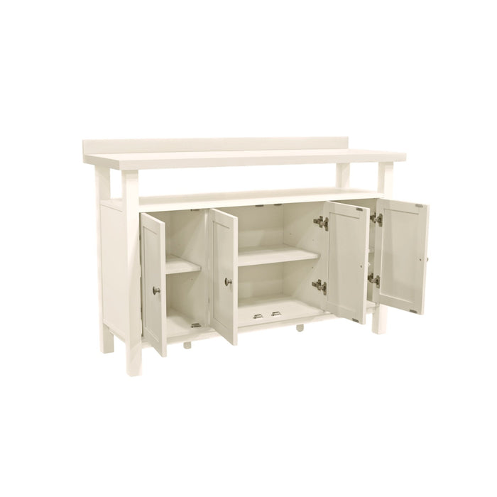 Alpine Furniture Cleo Avery Sideboard, Coconut Milk
