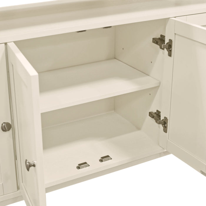 Alpine Furniture Cleo Avery Sideboard, Coconut Milk