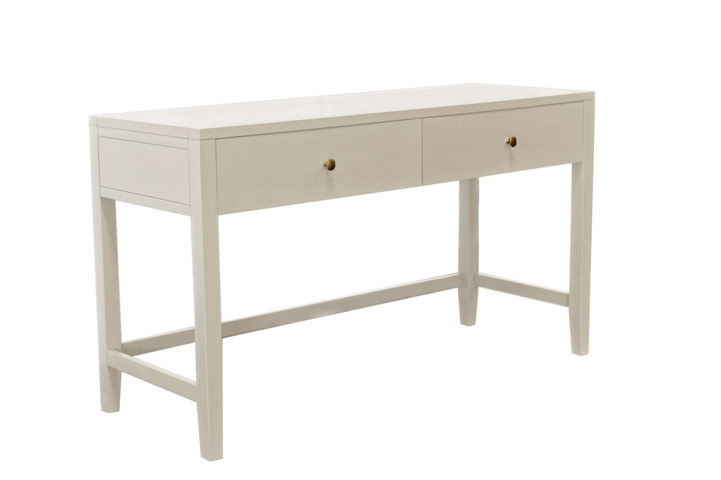 Alpine Furniture Cleo Avery Writing Desk, Coconut Milk