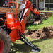 8' Tractor Backhoe Attachment with Hydraulic Thumb,  15" Bucket,  ISO/SAE Switchable Controls,  Self-Contained Hydraulic System,  3 Point Hitch Cat.1 & 2,  20-100 HP,  BH760H