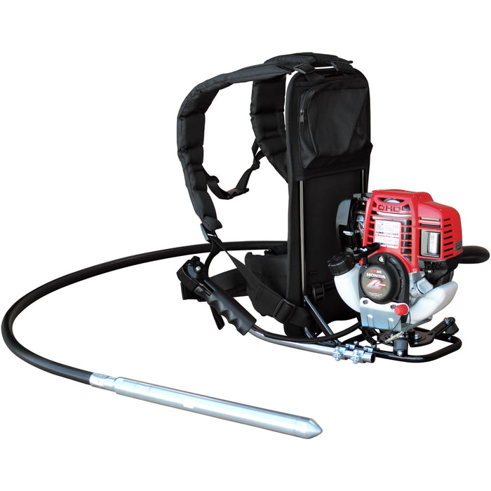 Tomahawk Power 2HP Honda Concrete Vibrator with Flex Shaft Cable Whip Backpack - Main Product Image