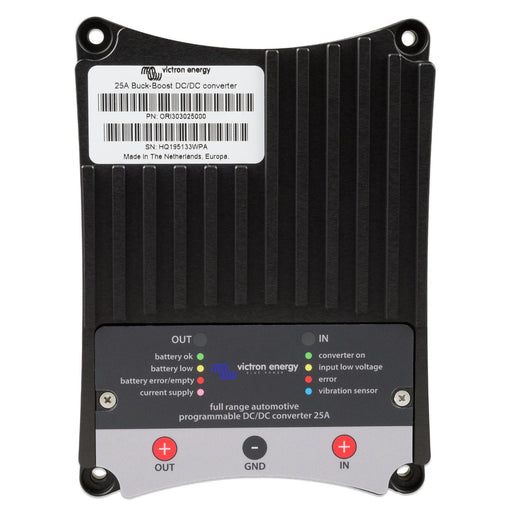 Victron Energy Buck-Boost - DC/DC Converter 25A - ORI303025000 - Victron Energy Buck-Boost | DC/DC Converter 25A top view
