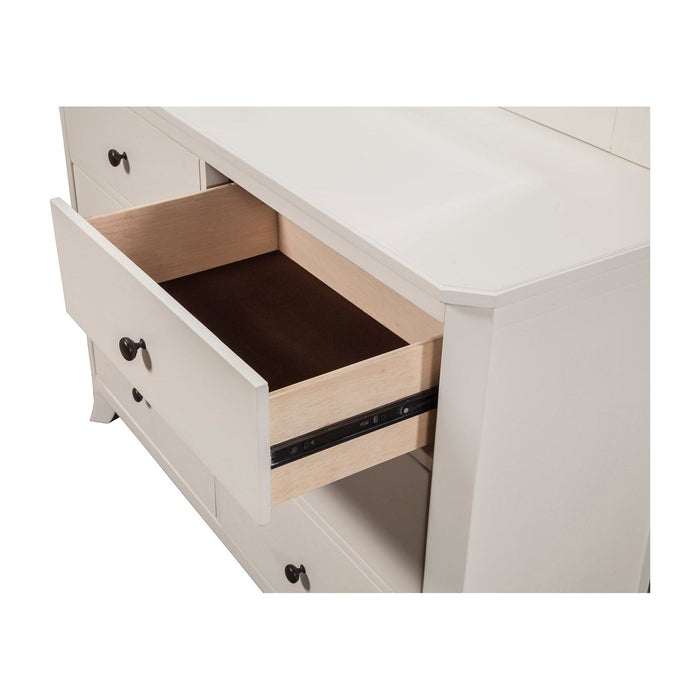 Alpine Furniture Baker Dresser, White