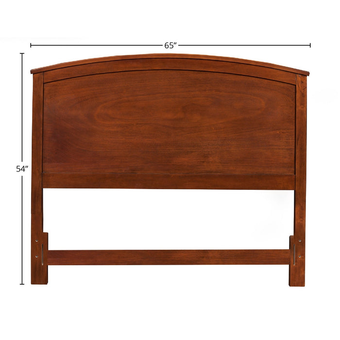Alpine Furniture Baker Headboard Only, Mahogany