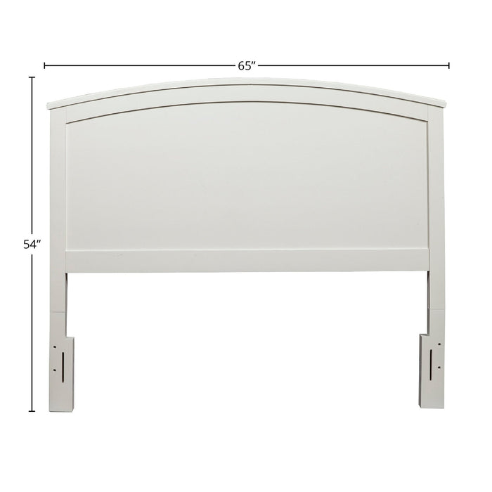 Alpine Furniture Baker Headboard Only, White