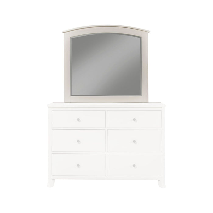 Alpine Furniture Baker Mirror, White