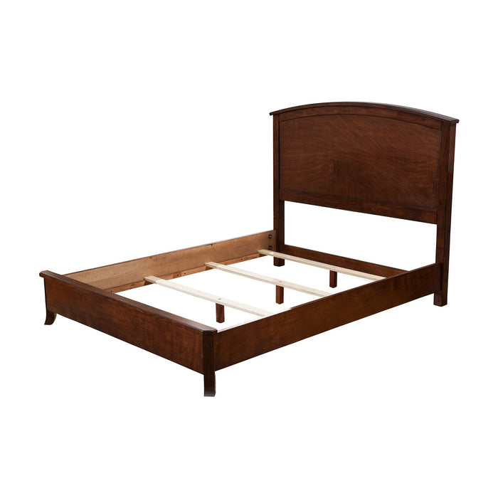 Alpine Furniture Baker Panel Bed, Mahogany