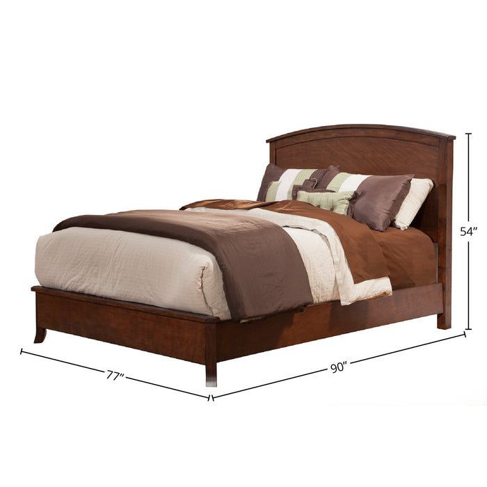 Alpine Furniture Baker Panel Bed, Mahogany