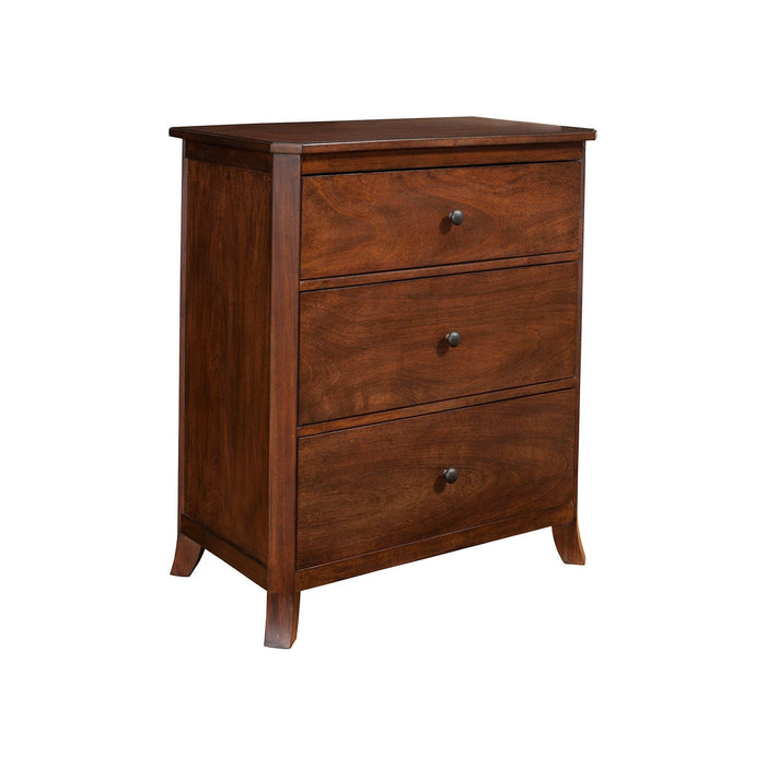 Alpine Furniture Baker Small Chest, Mahogany