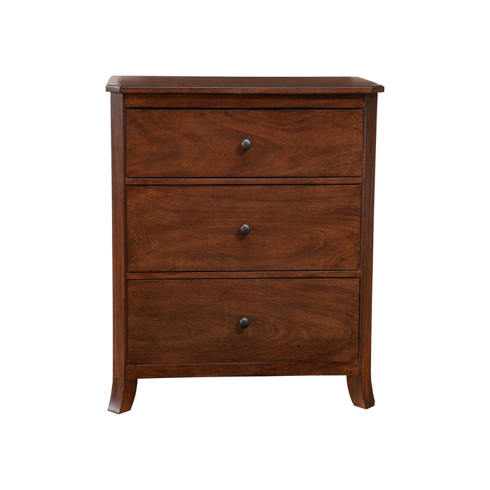 Alpine Furniture Baker Small Chest, Mahogany