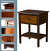 Barkman Furniture Chesapeaka 1-Drawer Nightstand - Alternate View