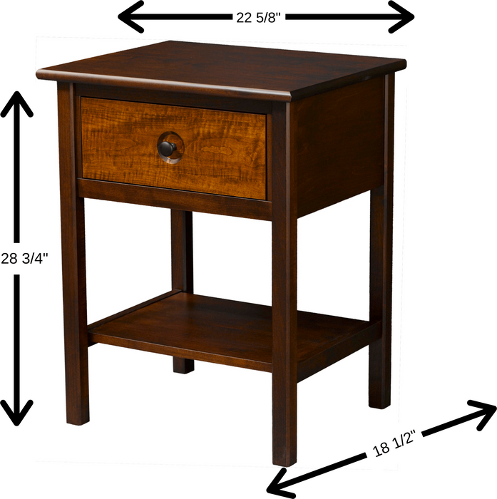 Barkman Furniture Chesapeaka 1-Drawer Nightstand - Detail View 2