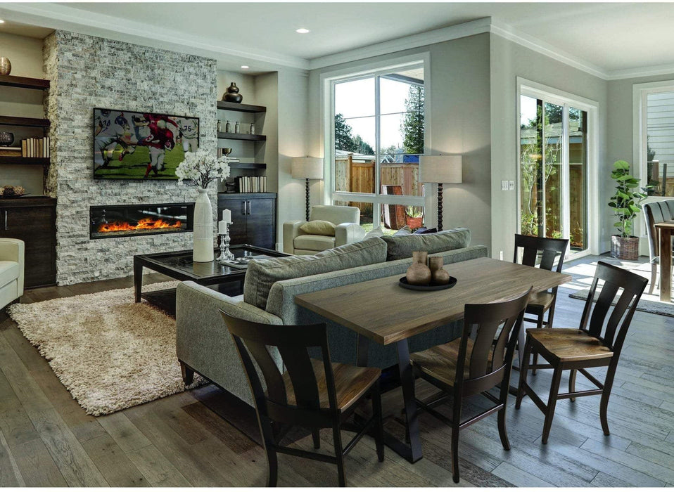 Barkman Furniture Counter Table with Stirrup Base - Console Table