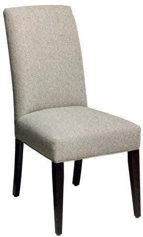 Barkman Furniture Double Curve Chair - Armless Grey Accent  Chair - Single Sofa