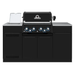Broil King Baron 490i Shadow Island natural gas grill island
