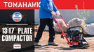 Tomahawk Power 2 HP Electric Vibratory Plate Compactor Tamper for Gravel Soil Compaction - Detail View 2