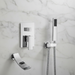 wonderland shower inc Waterfall Wall-mount Bath Tub Filler Faucet with Handheld Shower Oil Rubbered bronze... - Detail View