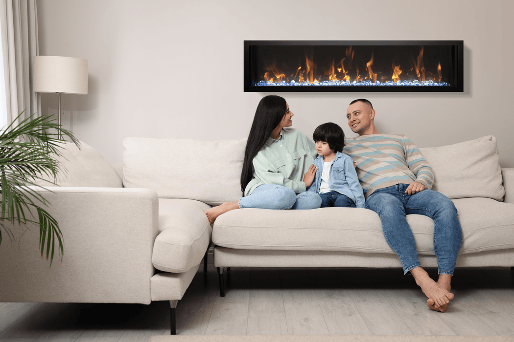 40" Electric Fireplace BI-40-SLIM-OD-LUMINA - detail close-up