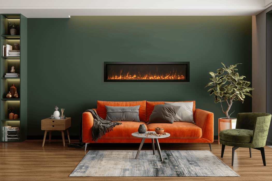 50" Electric Fireplace BI-50-XTRASLIM-LUMINA - back view