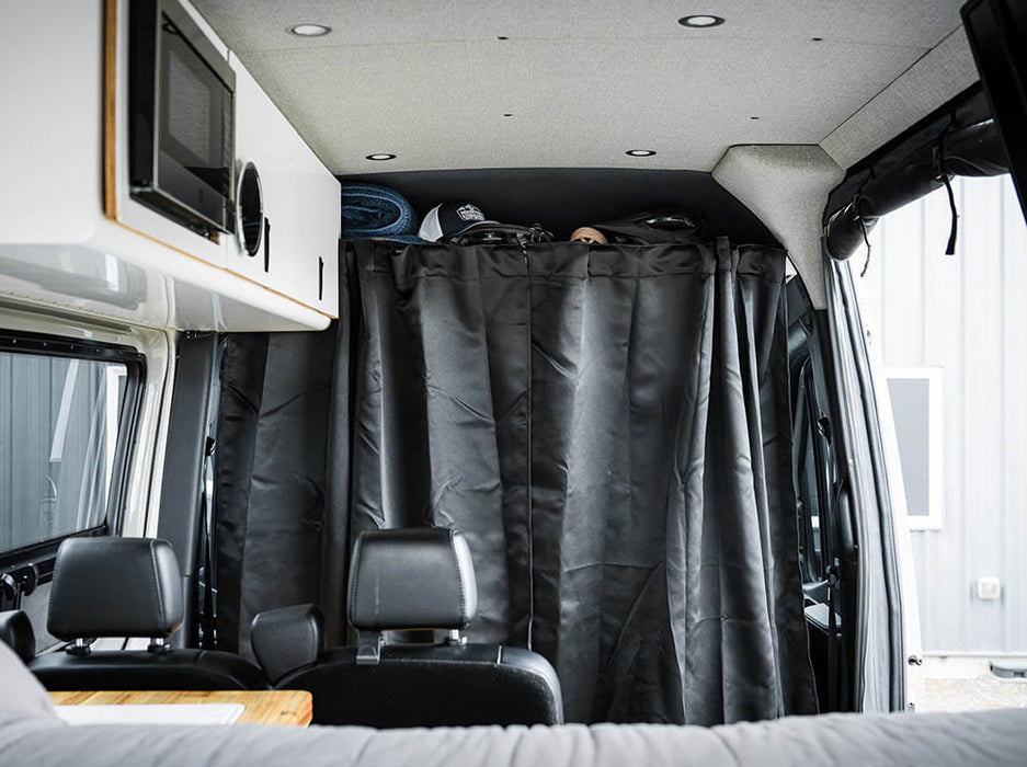 Flatline Van Co. 2019-2026 Mercedes-Benz Sprinter Van Headliner Shelf Curtain Rod – image 4 of 9