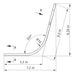 ( 1 Pack / 12 Pcs ) Blades for PTO Rotary Tiller (SKU: 150190; 150191; 150192; 150193）