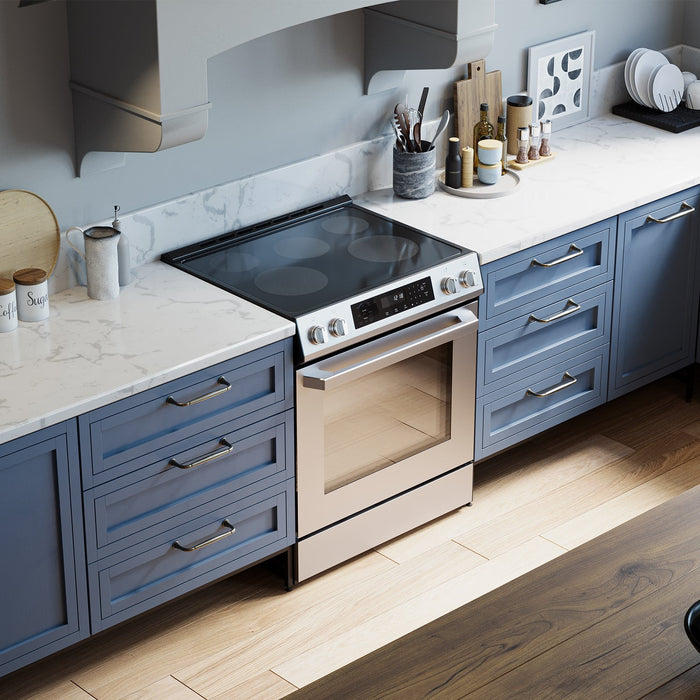 Rangaire 30" Electric Range Self-cleaning Air Fry True Convection Oven Slide-in Stainless Steel RRE303GS