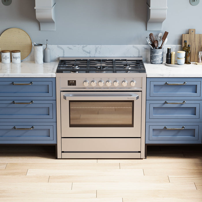 Rangaire 36" Gas Range Convection Oven Freestanding Stainless Steel RRG361TS