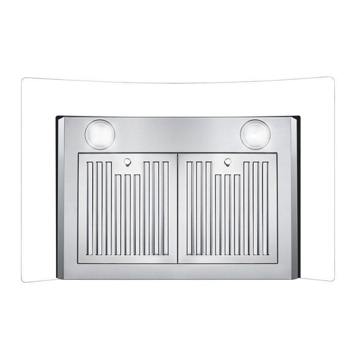 Cosmo 4-Piece Appliance Package - 30-Inch Single Oven Electric Range, Wall Mount Range Hood, Dishwasher, and Refrigerator in Stainless Steel (COS-4PKG-030) Cosmo