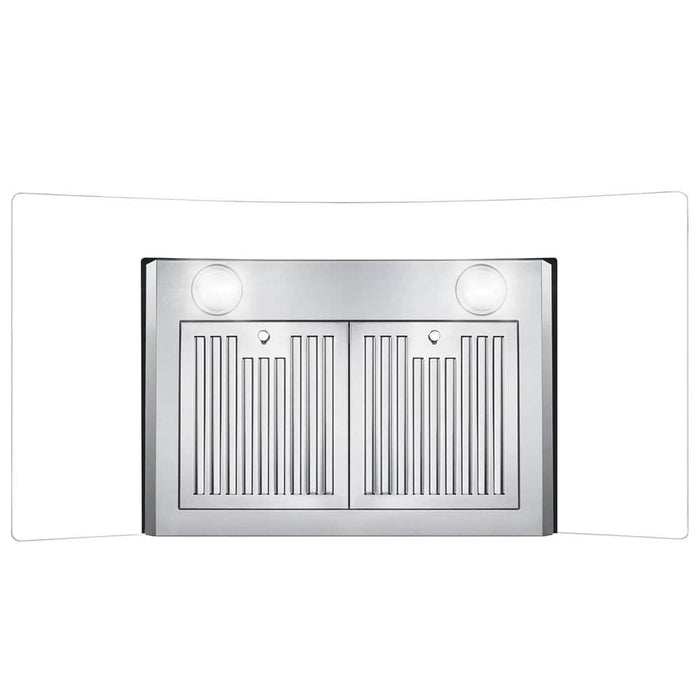 Cosmo 4-Piece Appliance Package - 36-Inch Dual Fuel Range, Wall Mount Range Hood, Dishwasher and Refrigerator in Stainless Steel (COS-4PKG-206) Cosmo