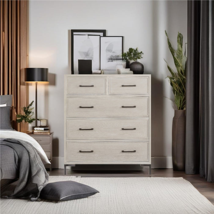 Alpine Furniture Bradley Chest, Antique White