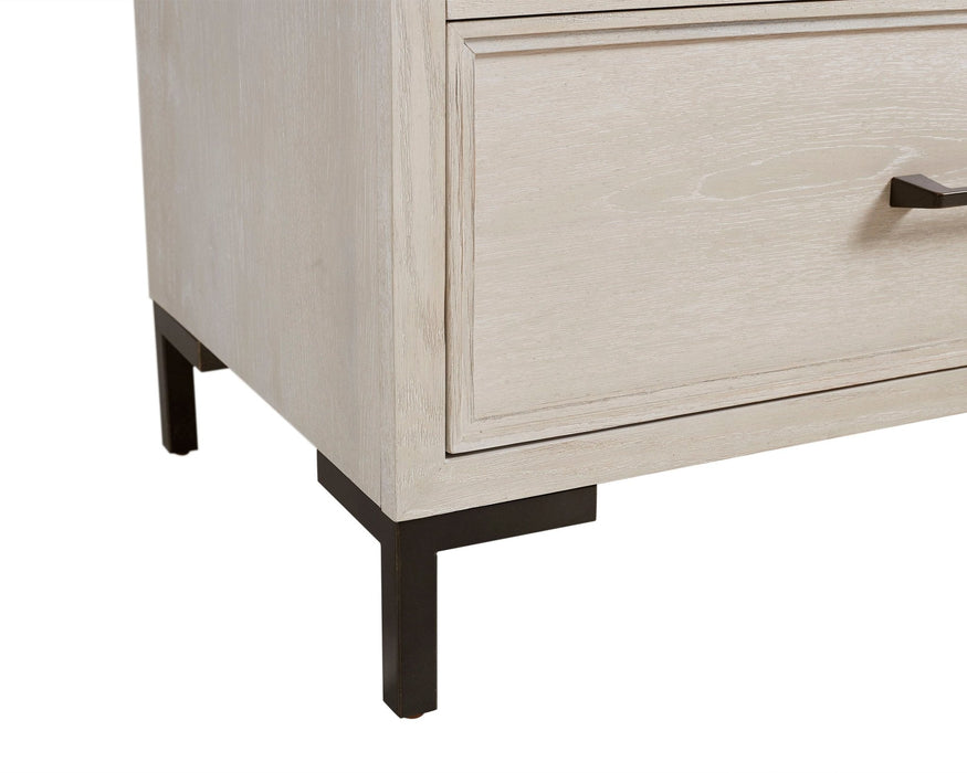 Alpine Furniture Bradley Dresser, Antique White