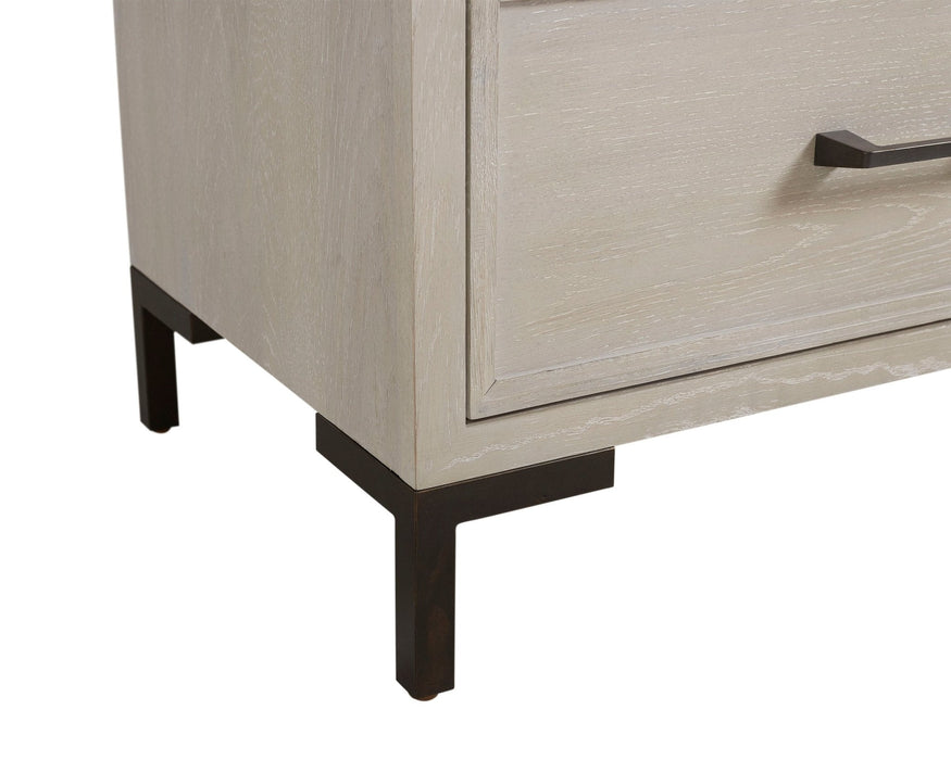 Alpine Furniture Bradley Nightstand, Antique White