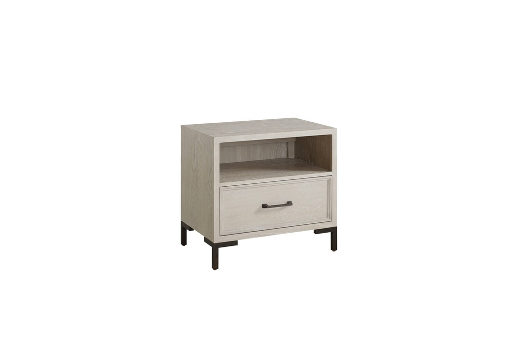 Alpine Furniture Bradley Nightstand, Antique White