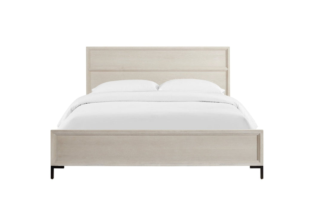 Alpine Furniture Bradley Platform Bed, Antique White