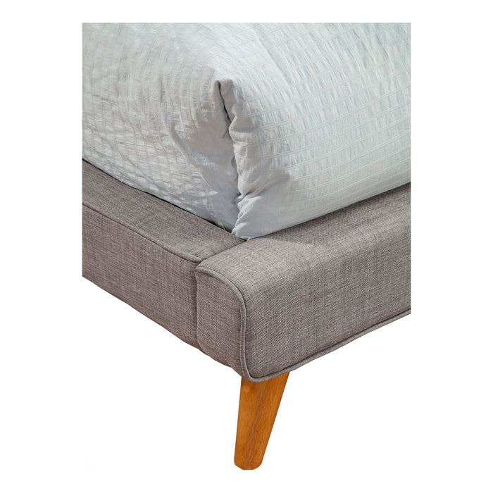 Alpine Furniture Britney Bed, Dark Grey