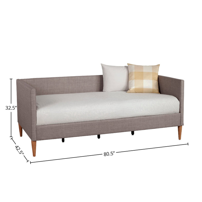 Alpine Furniture Britney Daybed, Dark Grey Linen