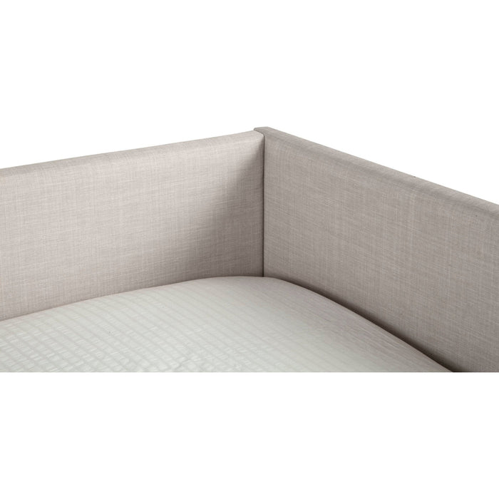 Alpine Furniture Britney Daybed, Light Grey Linen