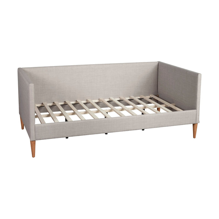 Alpine Furniture Britney Daybed, Light Grey Linen
