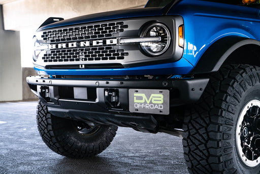 DV8 Offroad 2021-2026 Ford Bronco Factory Front Bumper License Relocation Bracket Side – image 2 of 18