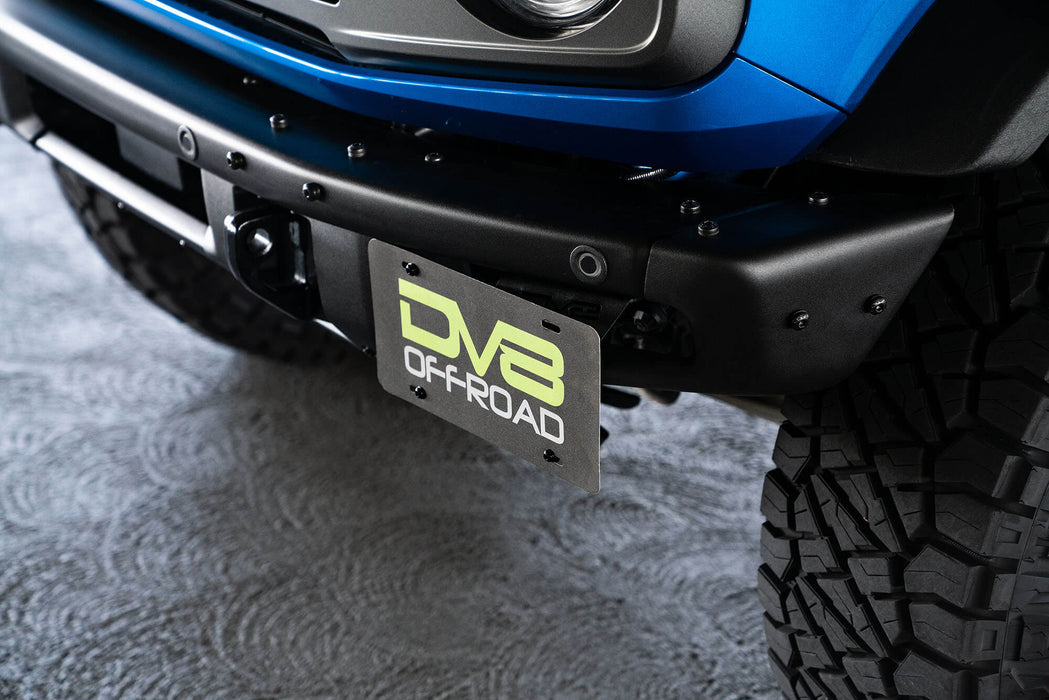 DV8 Offroad 2021-2026 Ford Bronco Factory Front Bumper License Relocation Bracket Side – image 3 of 18