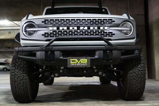 DV8 Offroad 2021-2026 Ford Bronco Factory Front Bumper License Relocation Bracket Center – image 2 of 10