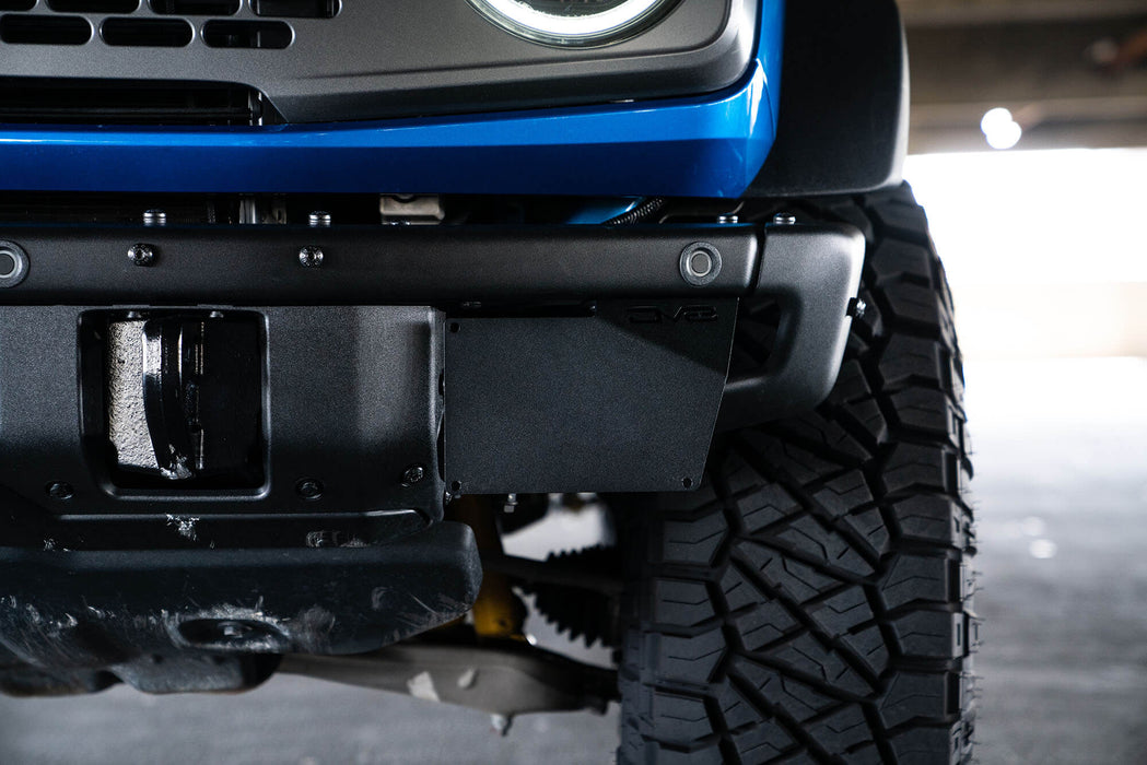 DV8 Offroad 2021-2026 Ford Bronco Factory Front Bumper License Relocation Bracket Side – image 7 of 18