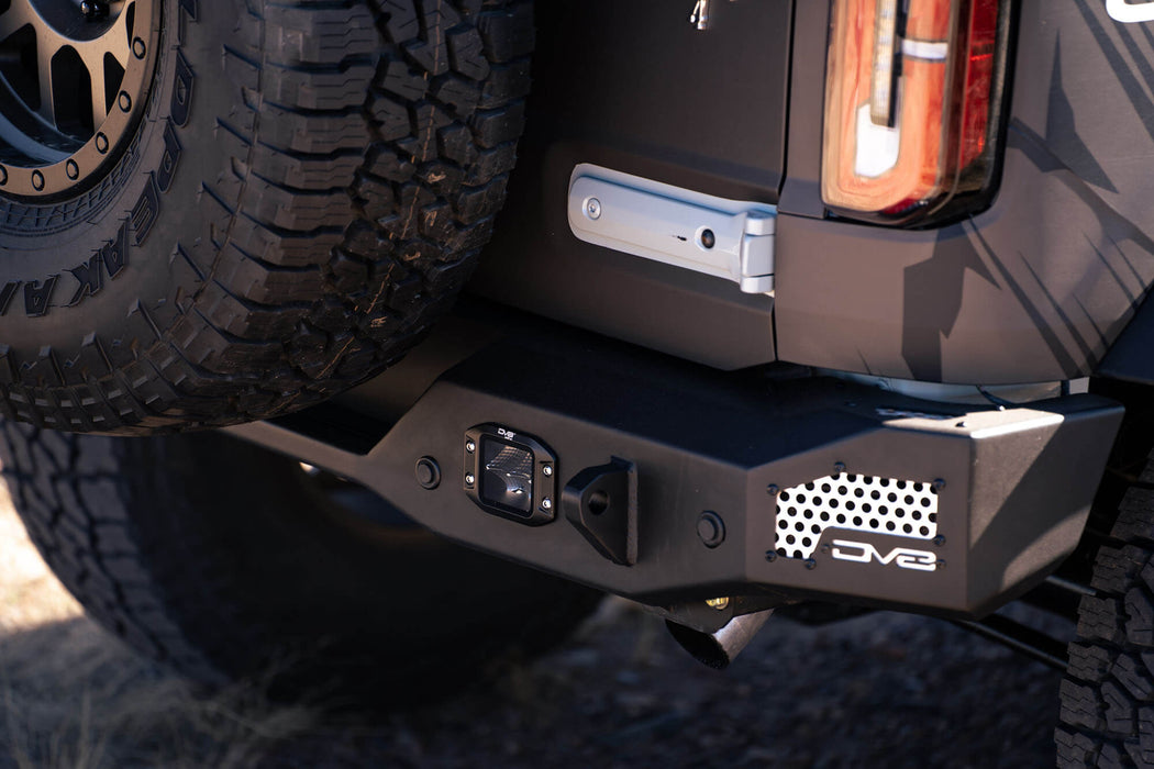 DV8 Offroad 2021-2026 Ford Bronco MTO Series Rear Bumper – on the trail, image 4 of 17